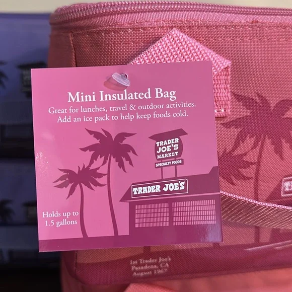 Set of 4 Trader Joe’s insulated mini cooler bags lunch bags - Picture 2 of 2